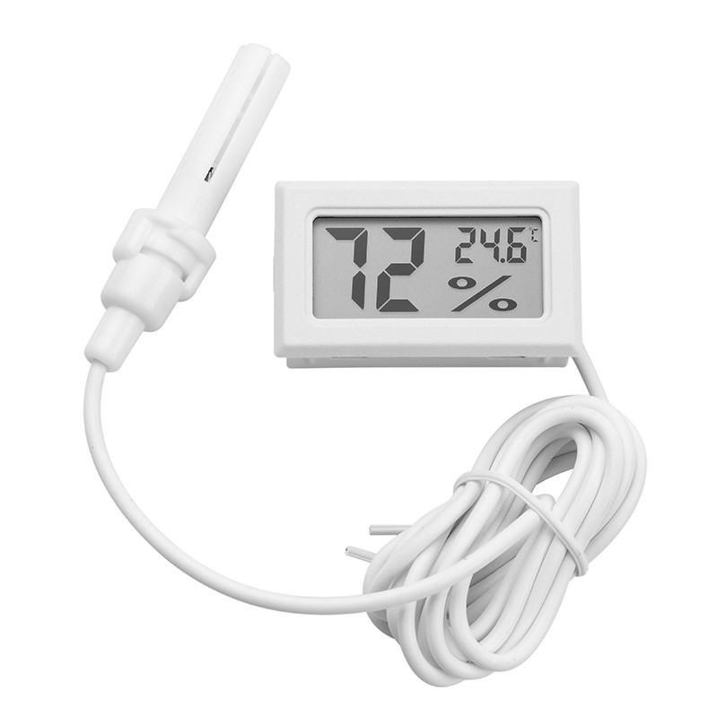 Mini Temperature Sensor Digital LCD Thermometer Hygrometer Indoor Waterproof Thermometer Meter