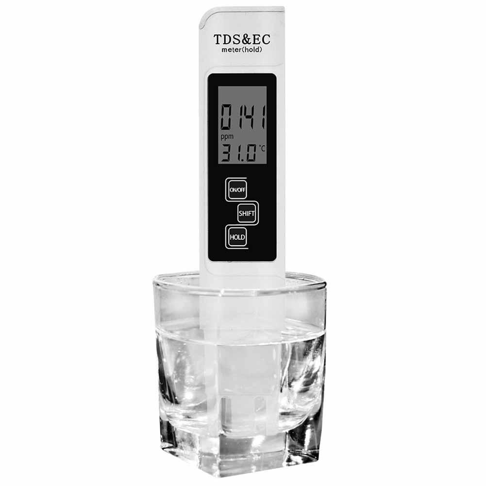 3 in 1 PH Meter TDS EC Meter TDS Bhd Tester Digital LCD Water Tester Pen Water Purity PPM Water Filter Hydroponic Quality Control