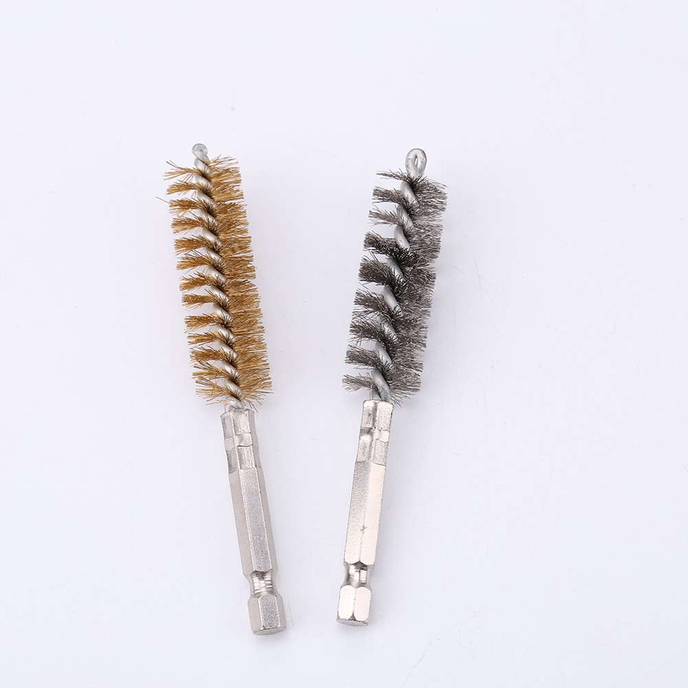 2Pcs Paint Removal Machining Cleaner With Steel Wire Drill Polishing Tool Washing Multipurpose Steel Wire Brush