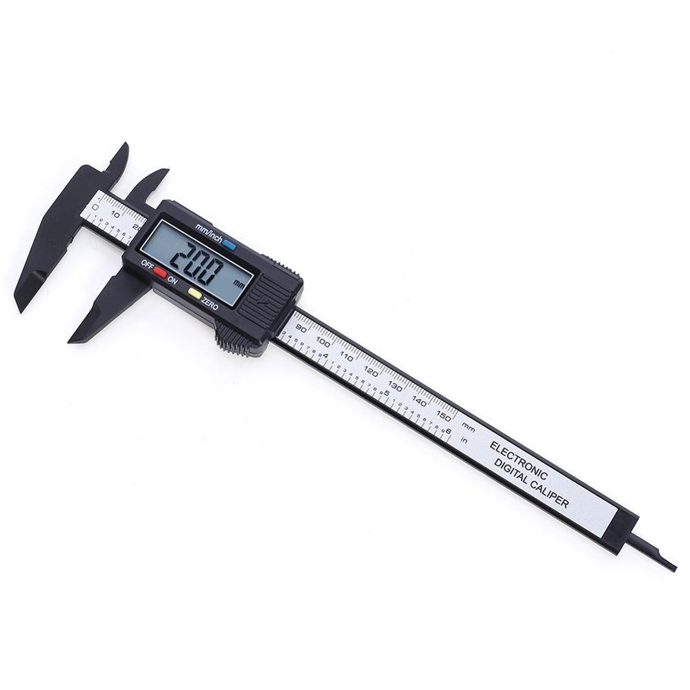 Digital Micrometer 0.1mm Practical Caliper 150mm Plastic Electronic Caliper Micrometer With Large LCD Display Measuring Tools