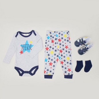 Lily & Jack 4-Piece Printed Clothing Gift Set