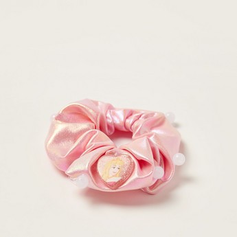 Disney Aurora Princess Heart Accent Glittered Scrunchie