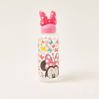 Minnie Mouse Printed Bottle with 3D Cap - 560 ml