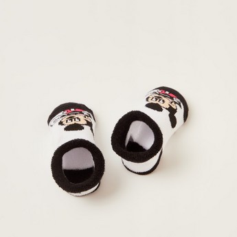 Disney Mickey Mouse Print Booties