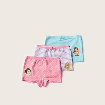 Disney Princess Print Boxers - Set of 3