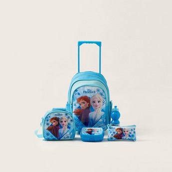 Disney Frozen 2 Print 5-Piece Trolley Backpack Set - 14 inches