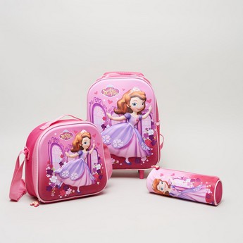 Disney Sofia the First Print 3-Piece Trolley Backpack Set - 12 inches