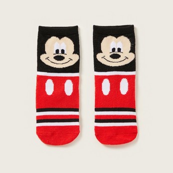 Disney Mickey Mouse Print Socks