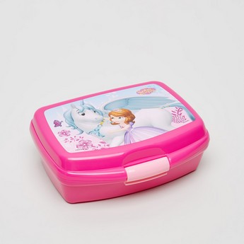 Disney Sophia the First Print Lunch Box with Clip Closure