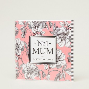 Pigment Number 1 Mum Birthday Card