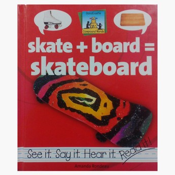 skate+board=skateboard Hardback Book