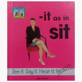 كتاب بغلاف لتعليم نطق It كما في Sit