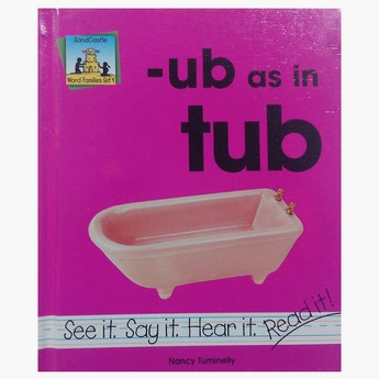 كتاب بغلاف مقوى لتعليم نطق Ub كما في Tub