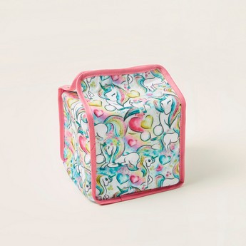 Juniors All-Over Unicorn Print Square Tissue Box