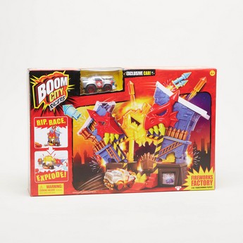 Boom City Racers Fireworks Factory Playset