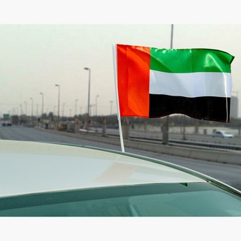 Party Centre UAE Car Flag - 48 x 24.4 cms