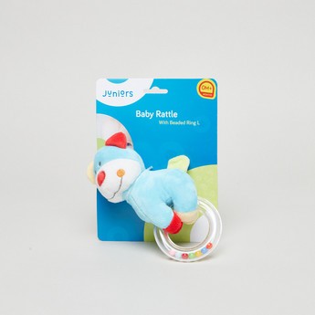 Juniors Baby Rattle with Beaded Ring