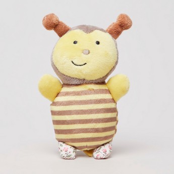 Juniors Plush Bee Rattle Toy