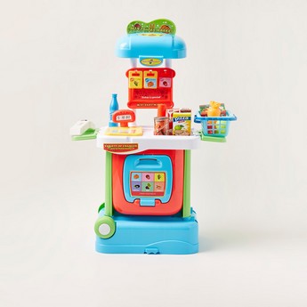 Supermarket Drawbar Suitcase Playset