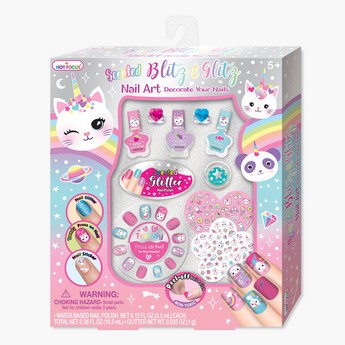 Hot Focus Blitz & Glitz Scented Nail Art Set