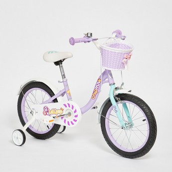 Chipmunk 16-inch Bicycle with Training Wheels and Basket