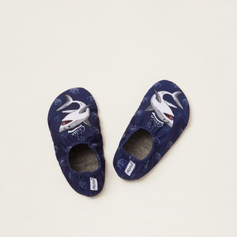 Slipstop Shark Print Slip-On