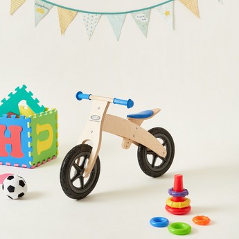 Street Runner Wooden Balance Bike - 12 inches