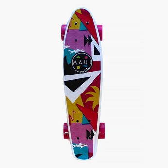 MAUI and Sons Shark Tank Print Skateboard