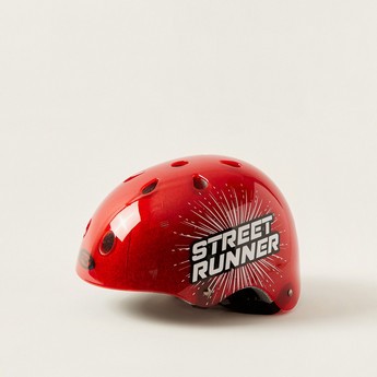 Street Runner Printed Multipurpose Helmet