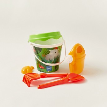 Ecoiffier Jungle Motif Bucket Playset