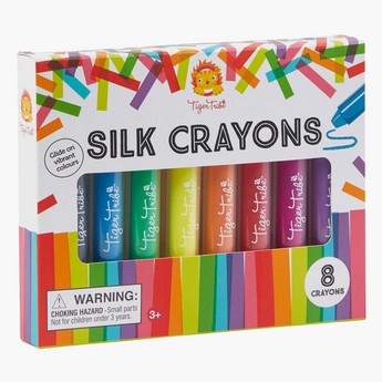 Tiger Tribe Silk Crayons - Pack of 8