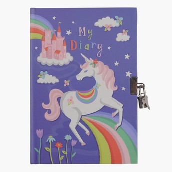 Tiger Tribe Unicorn Rainbows Print Diary