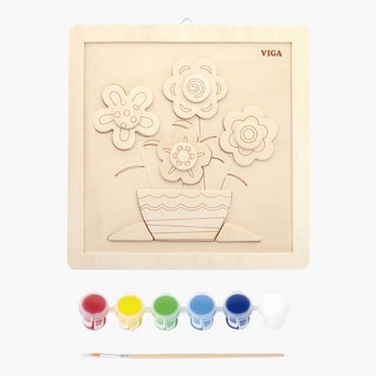 VIGA Flowers Painting Set