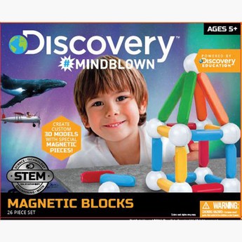 Discovery Toy Magnetic Building Blocks - 26 Pieces