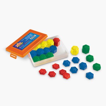 Learning Resources Multicolour Metric Weight Set - 54 Pieces