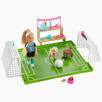 Barbie Chelsea's Soccer Fashion Doll Playset