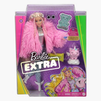 Barbie Extra Doll with Fluffy Pink Jacket