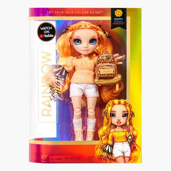 Rainbow High Junior High Poppy Rowan Fashion Doll Playset