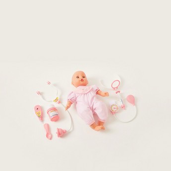 Baby Doll with Medical Accessories Set