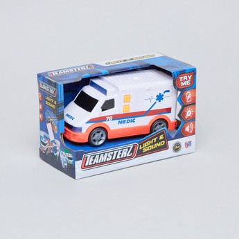 Teamsterz Toy Ambulance with Light and Sound