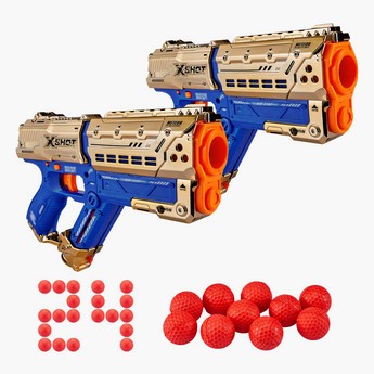 ZURU X-SHOT CHAOS Golden Meteor Dart Ball Blaster with 24 Dart Balls