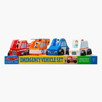 Melissa and Doug Emergency Vehicle Set