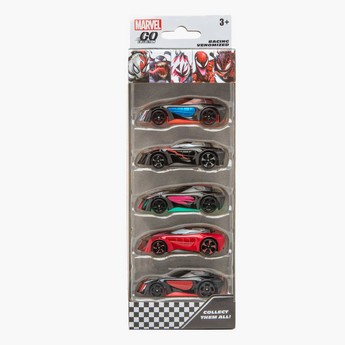 Spider-Man Go Collection Diecast Racing Venomized Toy Car Set