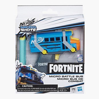 Nerf MicroShots Fortnite Battle Bus Dart Gun