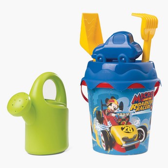 Ecoiffier Mickey Mouse Print Garnished Bucket Box