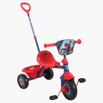 Disney Spider-Man Trike with Push Handle