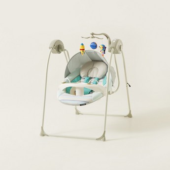 Lucas Swing Magic Stripes Foldable Baby Swing