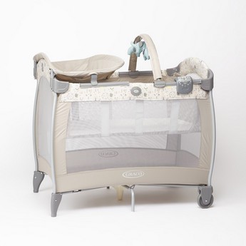 Graco Contour Electra Playard Travel Cot with Removable Toy Bar