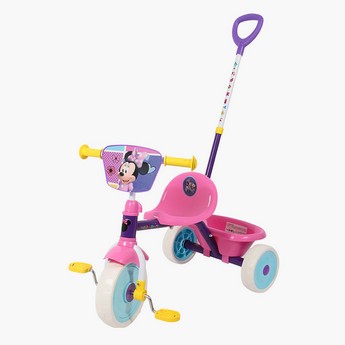 Disney Minnie Mouse Trike with Push Handle