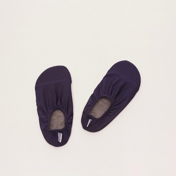 Slipstop Navy Junior Slip-On Shoes